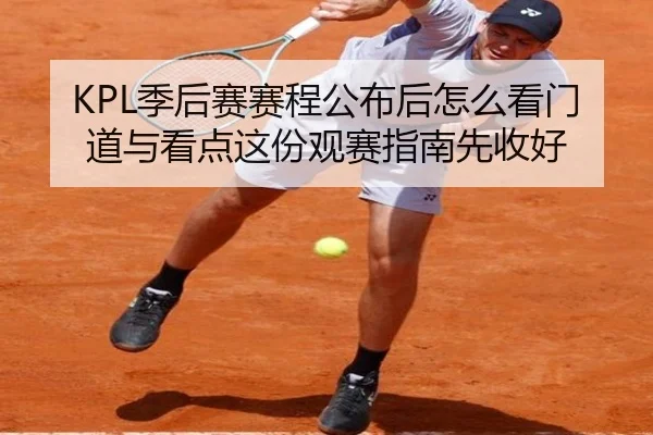 KPL季后赛赛程公布后怎么看门道与看点这份观赛指南先收好 - Kering